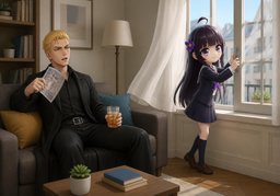 J'ai trop chaud.のイラスト