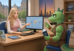 Ai-je besoin d'un visa pour transiter par ~ ?のイラスト