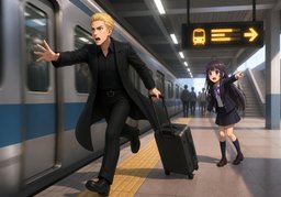 Je vais manquer ~.のイラスト