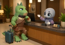 Est-il possible de sortir et de revenir à ~ ?のイラスト