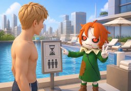 Y a-t-il une limite de temps pour rester à ~ ?のイラスト