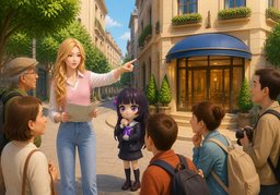 La dispersion se fera à ~.のイラスト