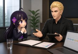 Nous vous tiendrons ~.のイラスト