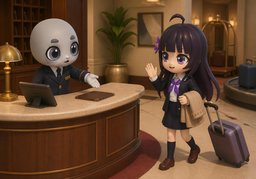 Enregistrez-vous à ~.のイラスト