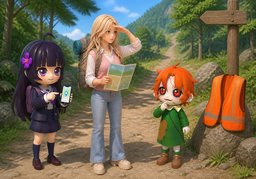 Votre guide est ~.のイラスト
