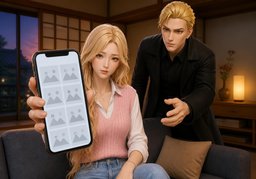 Les photos ne ~ pas.のイラスト