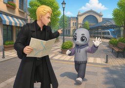 Combien de temps à pied ?のイラスト