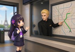 Quelle ligne dois-je prendre ?のイラスト