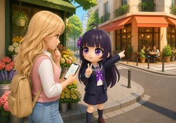 Où est ~ le plus proche ?のイラスト