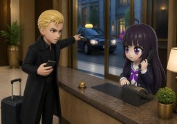 C'est urgent, pouvez-vous ~ ?のイラスト