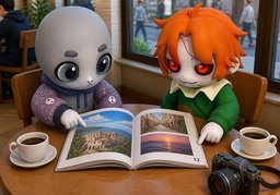 À quelle page se trouve ~ ?のイラスト