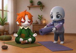meditaciónのイラスト
