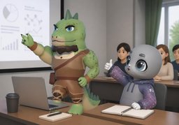 L'objectif de ma présentation est de ~.のイラスト