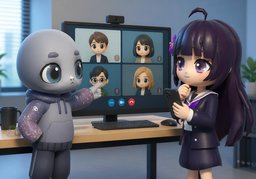 La présentation se déroulera en ~.のイラスト