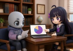 Comment est noté ~ ?のイラスト