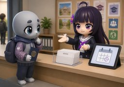 La carte sera-t-elle disponible ~ ?のイラスト