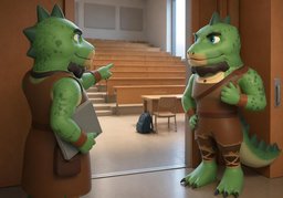 ~ doit-il être présent ?のイラスト