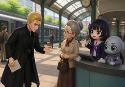 Comment s'excuse-t-on ici ?のイラスト
