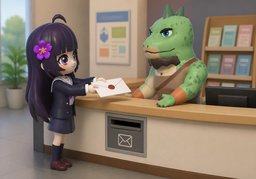 La lettre doit être envoyée via ~.のイラスト