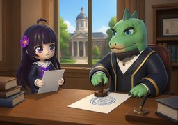 Mon garant est ~.のイラスト