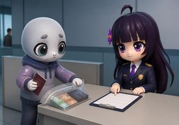 Je transporte plus de ~ en espèces.のイラスト