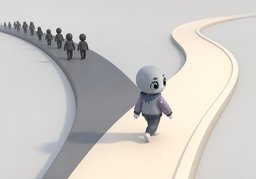individualismoのイラスト