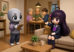 Avez-vous rencontré ~ ?のイラスト
