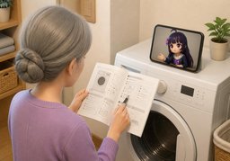 Il y a une erreur dans la notice de ~ .のイラスト