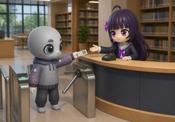Puis-je accéder à ~ ?のイラスト