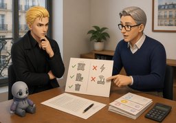 Le loyer peut-il être ~ ?のイラスト
