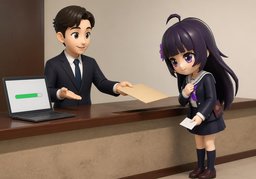 Je vous informe de l'avancement de ~.のイラスト