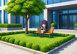 绿地のイラスト