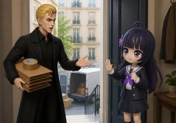 Je préfère ne pas le faire.のイラスト