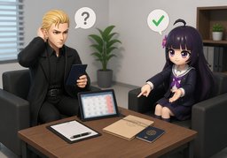 Dois-je avoir ~ ?のイラスト