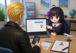 Dois-je demander ~ ?のイラスト
