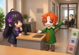 Qui est la personne en charge de ~ ?のイラスト