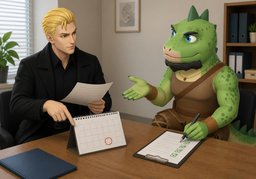 Le contrat peut-il être renouvelé après ~ ?のイラスト
