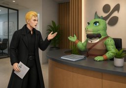 Le poste est-il ~ ?のイラスト