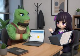 Le contrat est-il ~ ?のイラスト