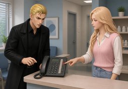 Le téléphone est-il ~ ?のイラスト