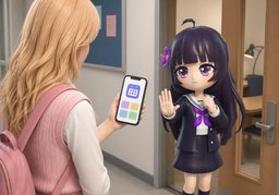 Puis-je ~ sans réservation ?のイラスト