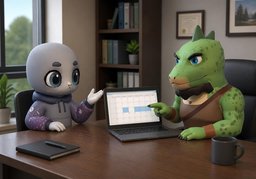 À quelle fréquence doit-on se contacter ?のイラスト