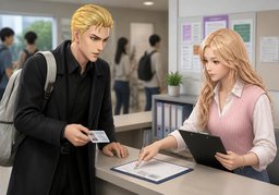 Mon numéro d'identification est ~.のイラスト
