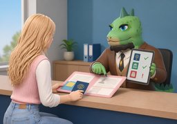 Suis-je admissible à ~ ?のイラスト