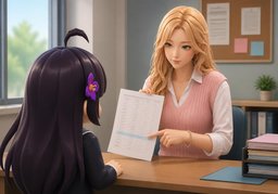 Quelle est ma moyenne générale ?のイラスト