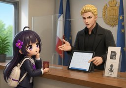 Ce consulat est-il compétent pour ~ ?のイラスト