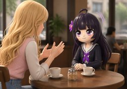 Ich nicke.のイラスト