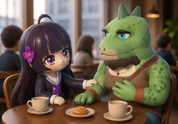 Ich bin für ~.のイラスト