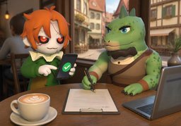 Ich akzeptiere ~.のイラスト