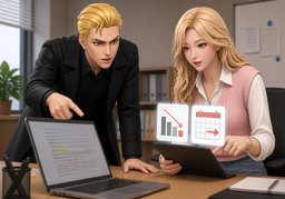 Können Sie ~ zusammenfassen?のイラスト
